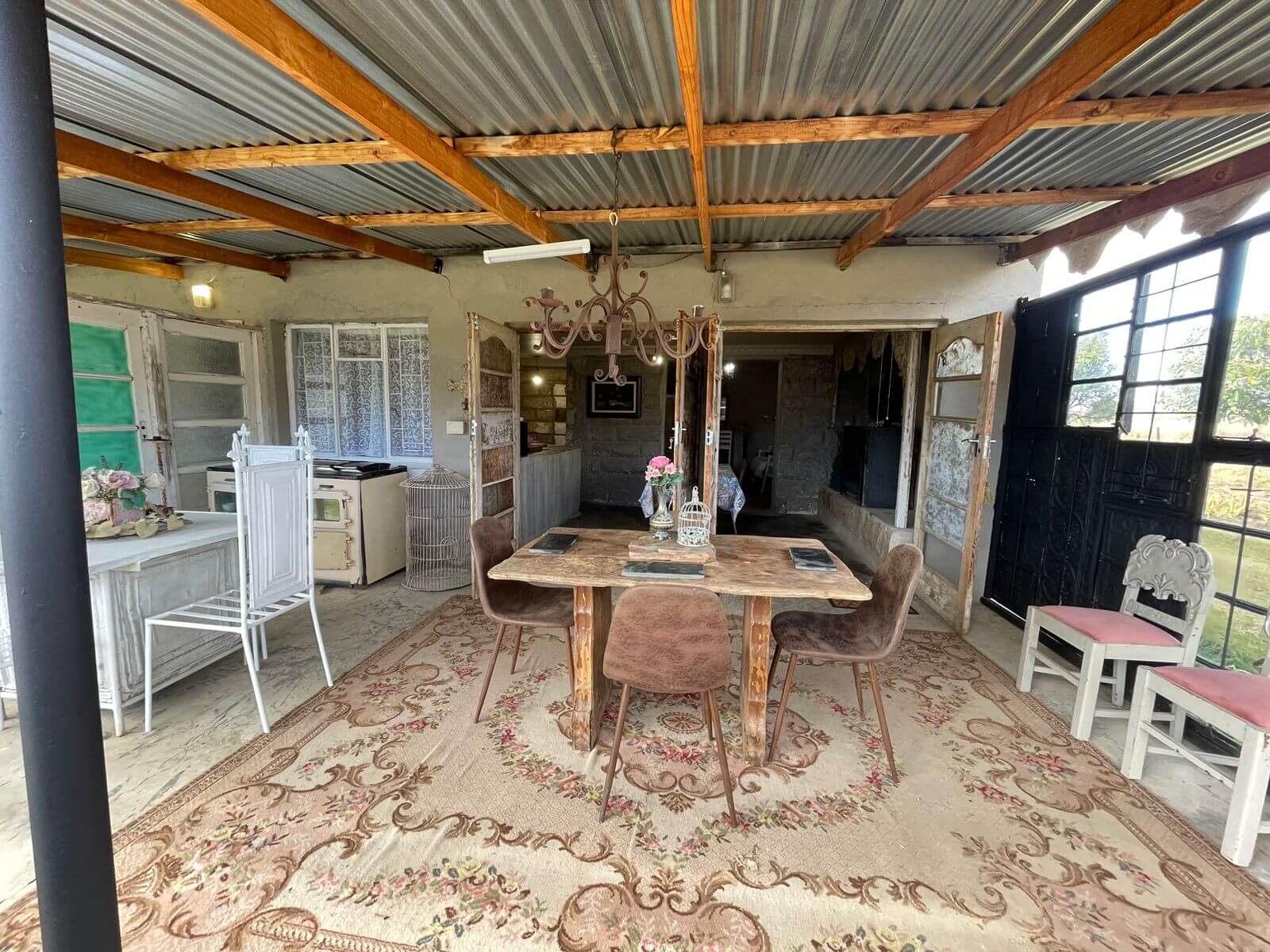 Patio at Love Story Guest House, Paul Roux, Free State, South Africa